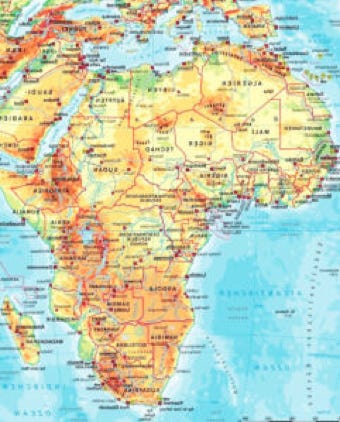 karte von afrika